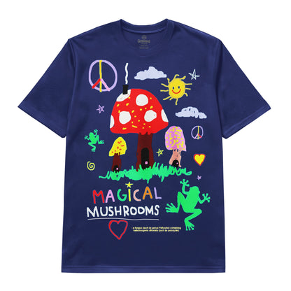 Magical Mushroom Doodle Art Tee