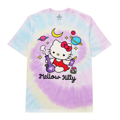 Mellow Kitty Tie Dye Tee