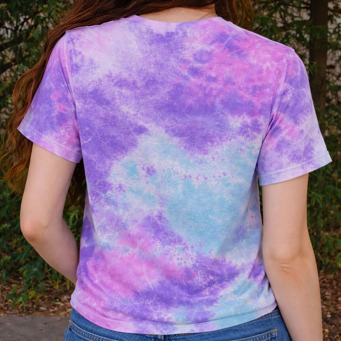 Melting Hands Aesthetic Tie-Dye Tee