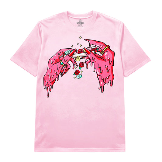 Melting Love 420 Graphic Weed Tee