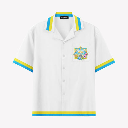 Miami Beach Art Deco Tropics Hawaiian Shirt & Shorts