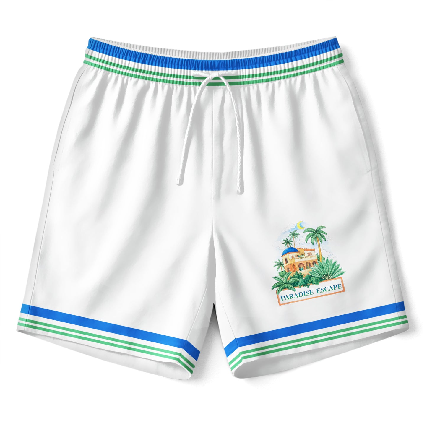 Miami Beach Pastel Paradise Escape Hawaiian Shirt & Shorts