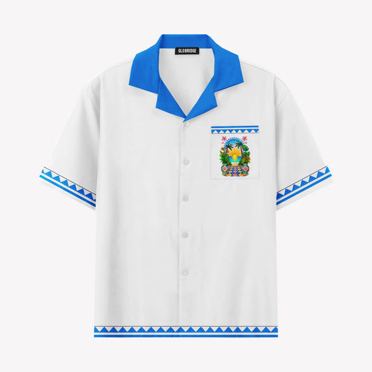 Miami Beach South Beach Neon Nights Hawaiian Shirt & Shorts