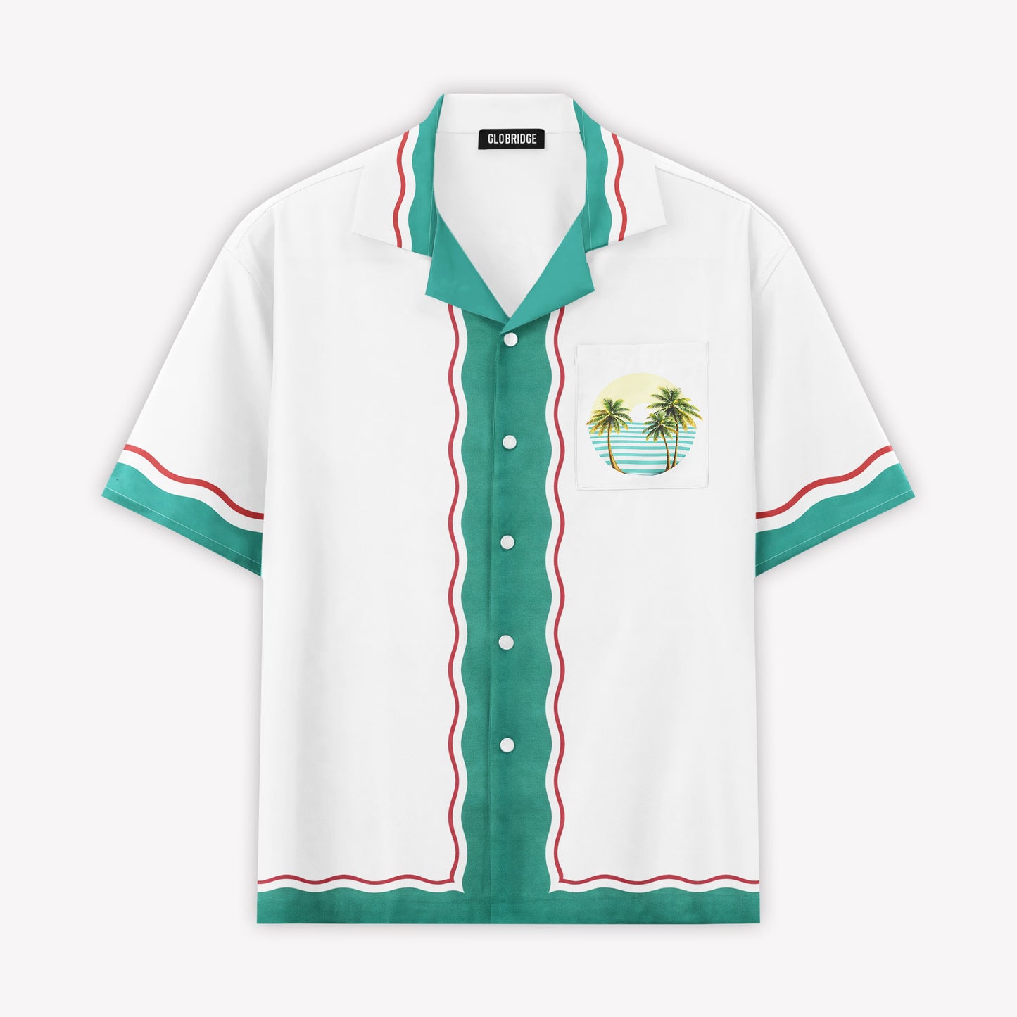 Miami Beach Walk Shirt & Shorts Set