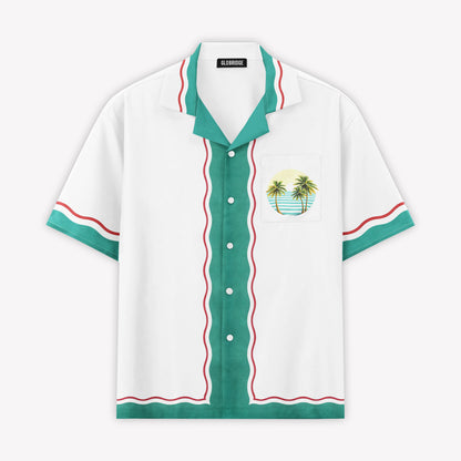Miami Beach Walk Shirt & Shorts Set