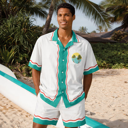 Miami Beach Walk Shirt & Shorts Set
