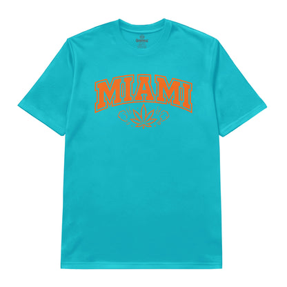 Miami Stoner Orange Graphic Tee