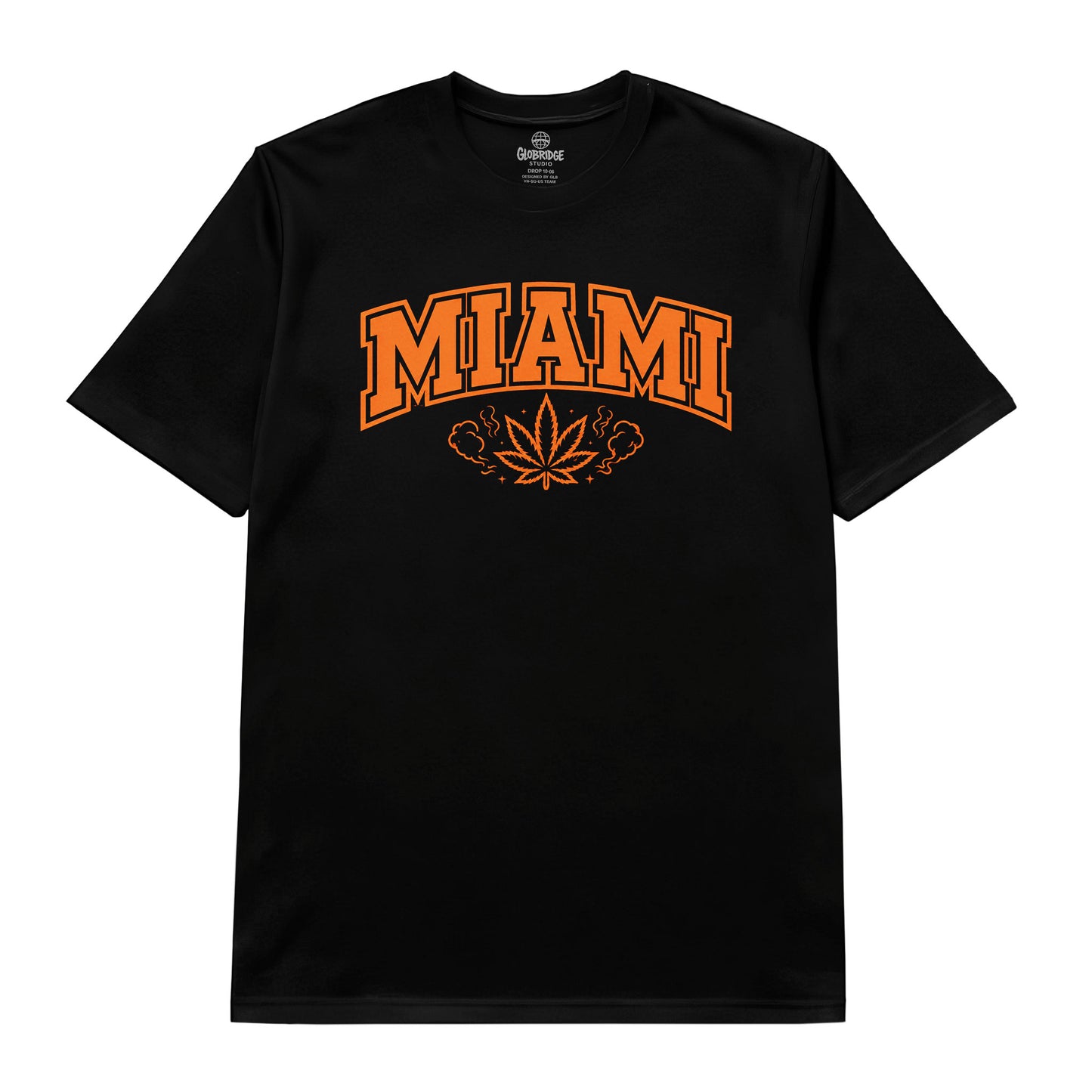 Miami Stoner Orange Graphic Tee
