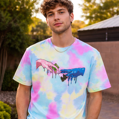 Michelangelo’s High Creation 420 Tie-Dye T-Shirt