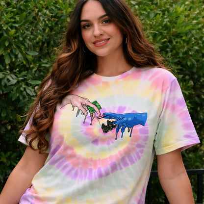 Michelangelo’s High Vibes Tie-Dye T-Shirt