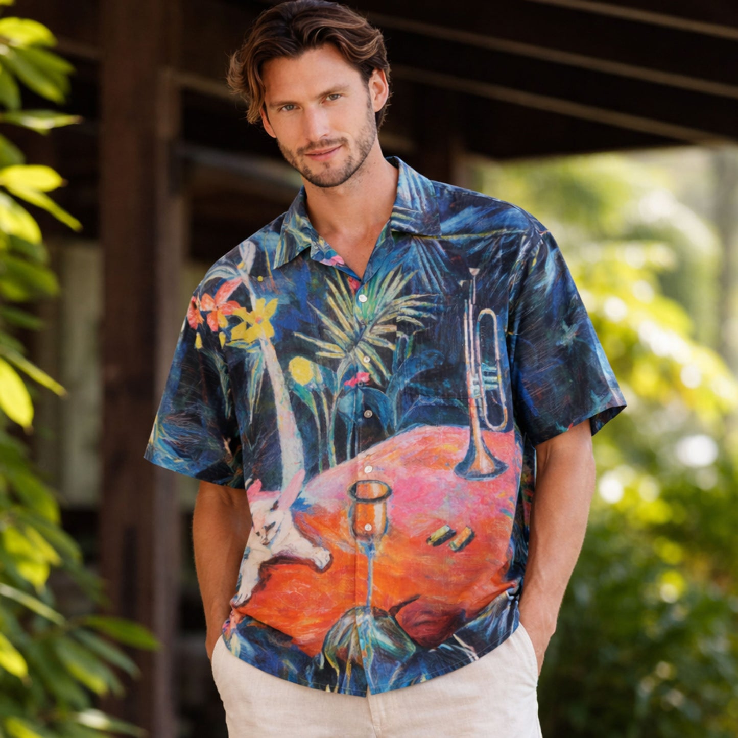 Midnight Mirage Hawaiian Shirt