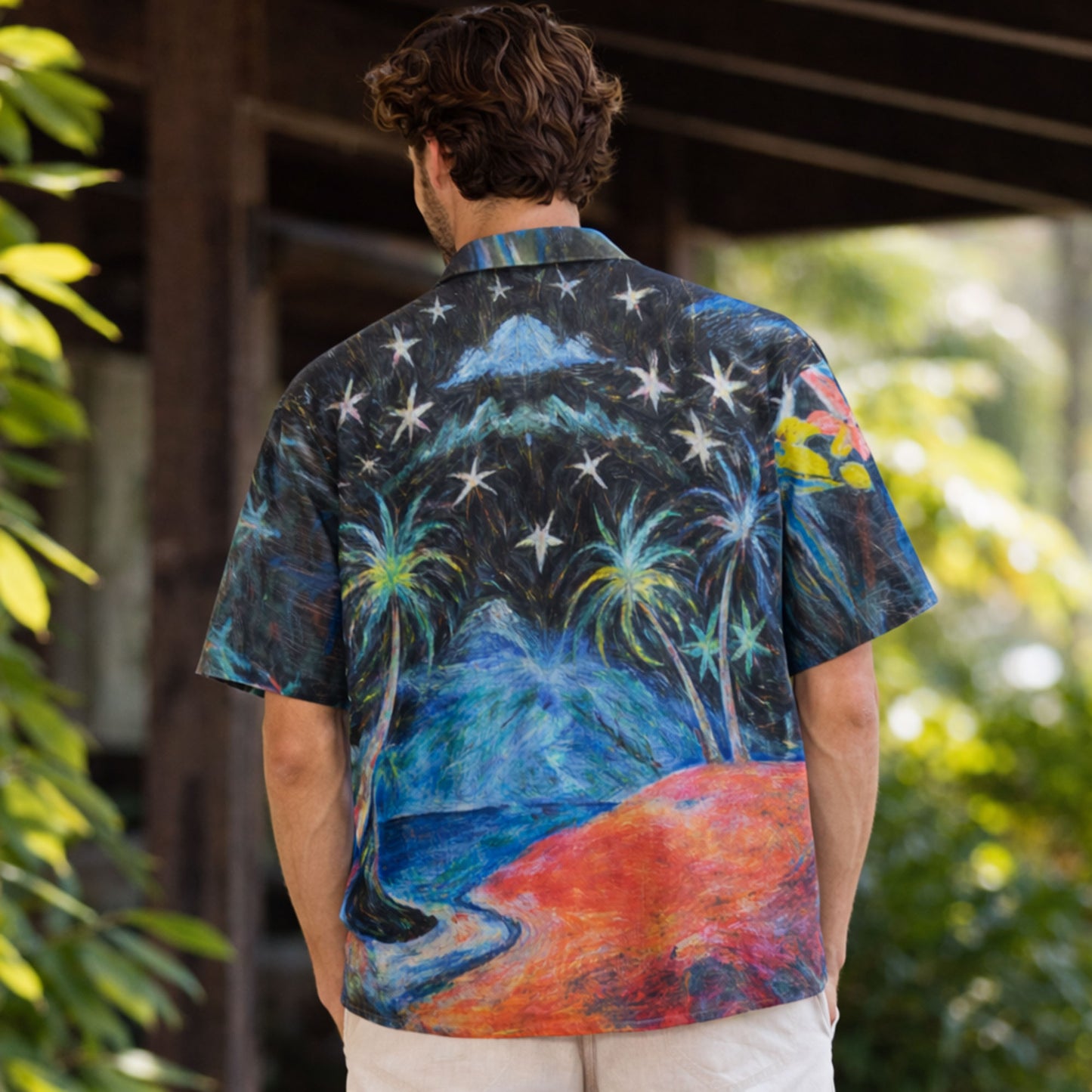 Midnight Mirage Hawaiian Shirt