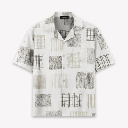 Minimal Abstract Hawaiian Shirt