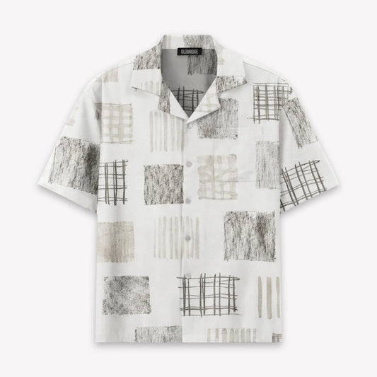 Minimal Abstract Hawaiian Shirt