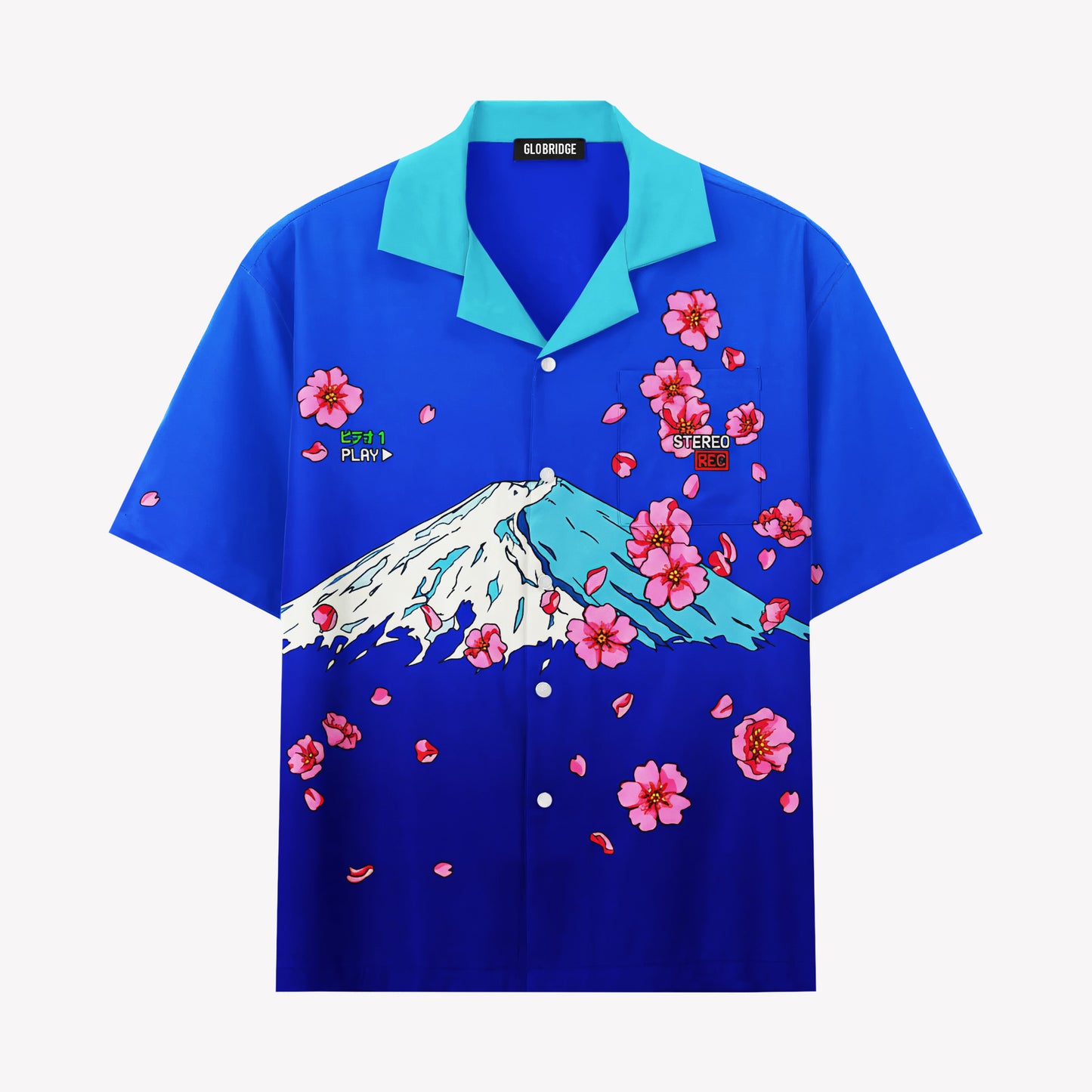 Mount Fuji Sakura Japanese Hawaiian Shirt