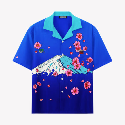 Mount Fuji Sakura Japanese Hawaiian Shirt