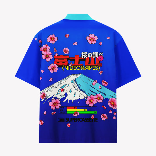 Mount Fuji Sakura Japanese Hawaiian Shirt