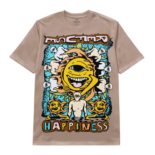 Mushroom of Happiness Psychedelic Art Tee