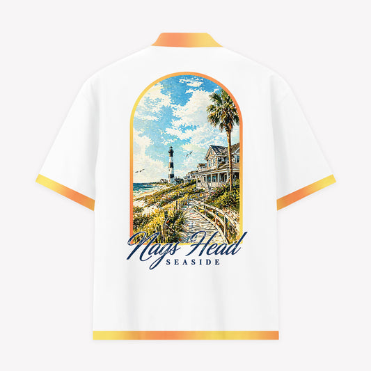 Nags Head Seaside Hawaiian Shirt & Shorts Set