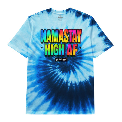 Namastay High AF Tie Dye Graphic Tee