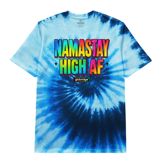 Namastay High AF Tie Dye Graphic Tee