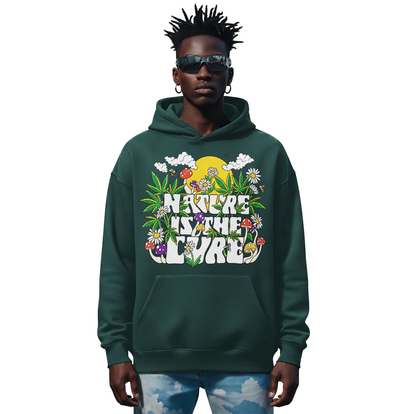 Nature Is the Cure Botanical Hoodie