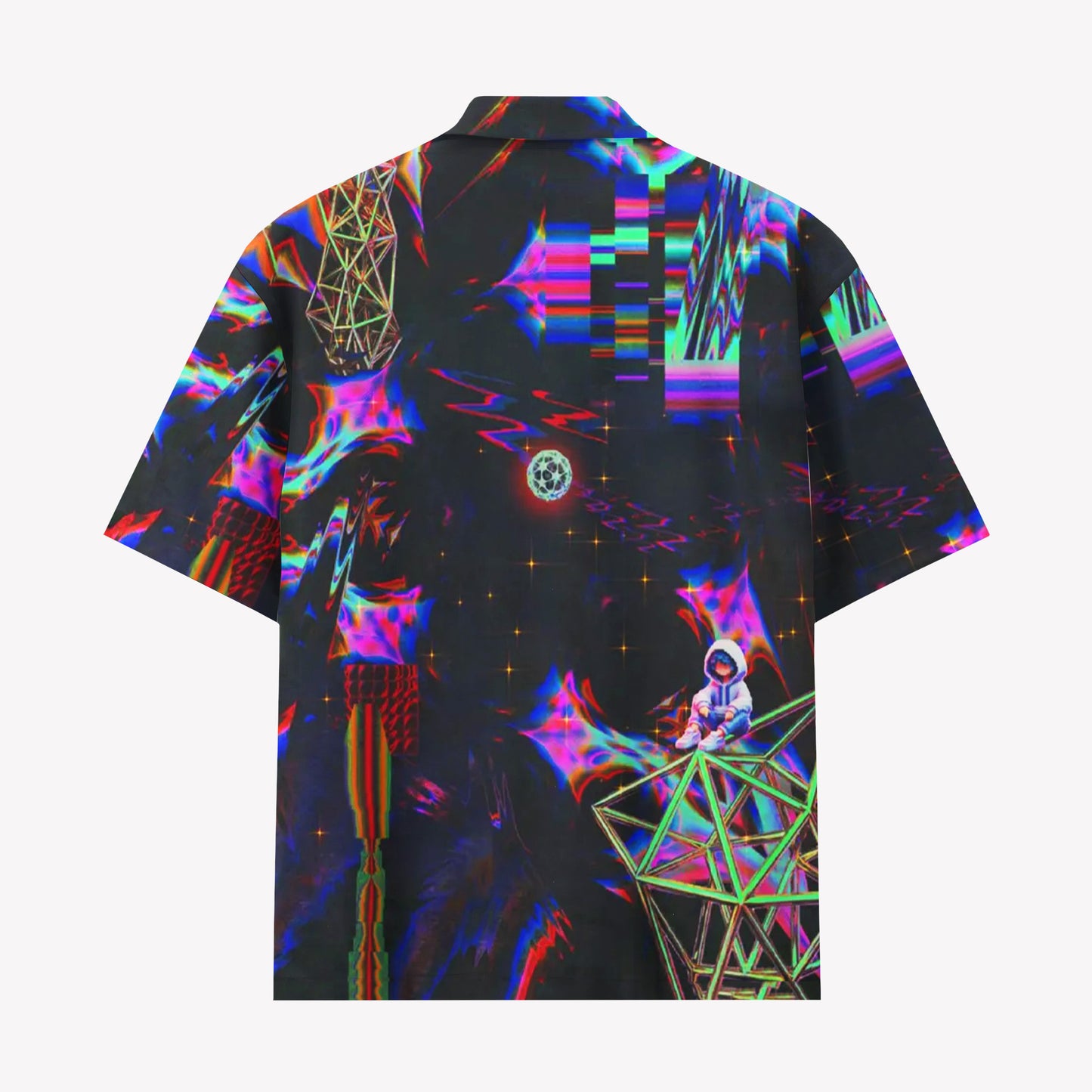Neon Astral Voyager Shirts & Shorts Set