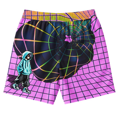 Neon Cyber Void Portal Shirts & Shorts Set