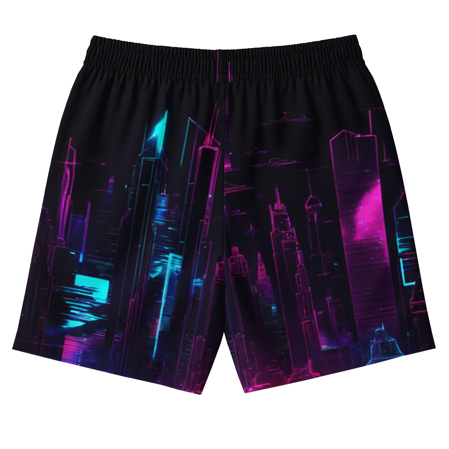 Neon Cyberpunk City Shirts & Shorts Set