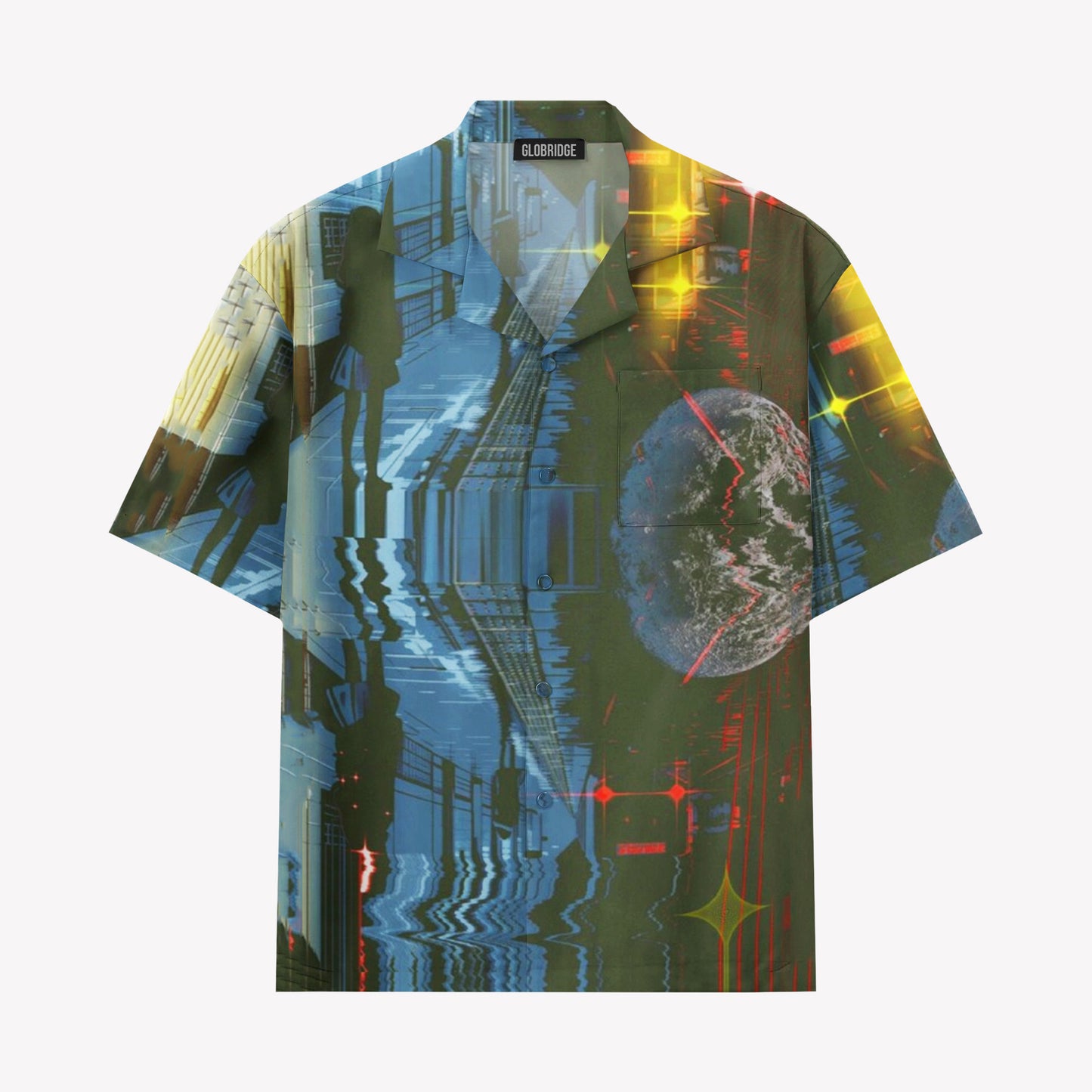 Neon Midnight Rift Shirts & Shorts Set