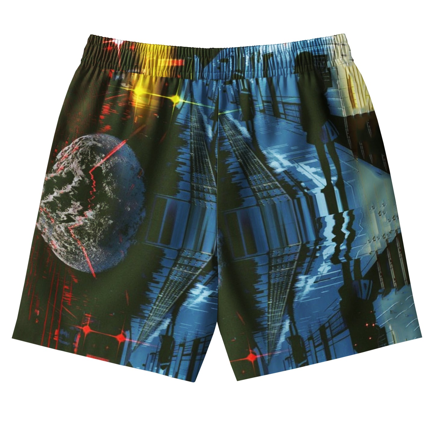 Neon Midnight Rift Shirts & Shorts Set