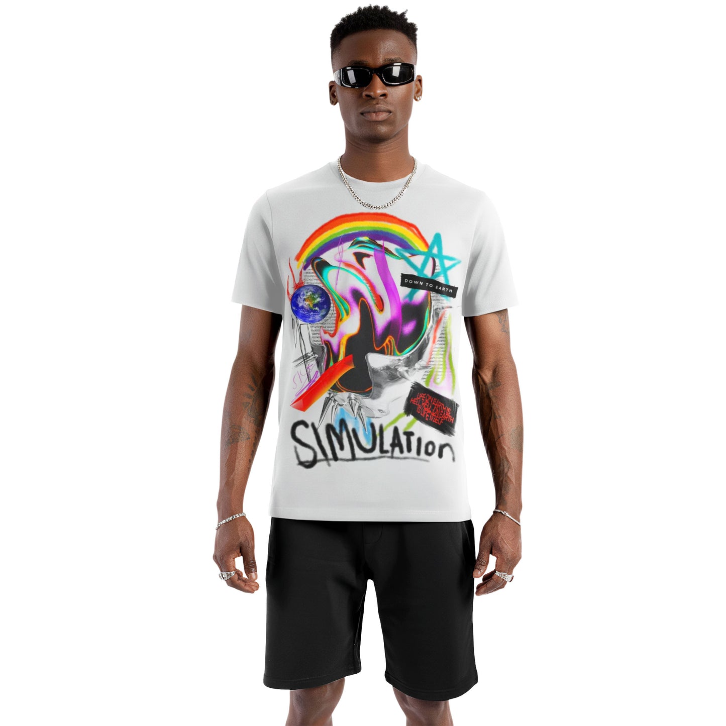 Neon Mind Simulation Tee