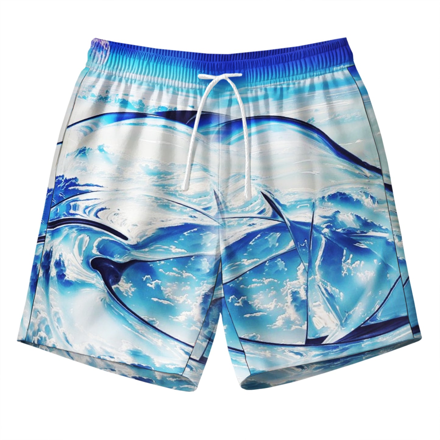 Neon Skywave Drift Shirts & Shorts Set