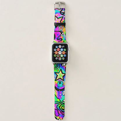 Neon Trip Apple Watch Band