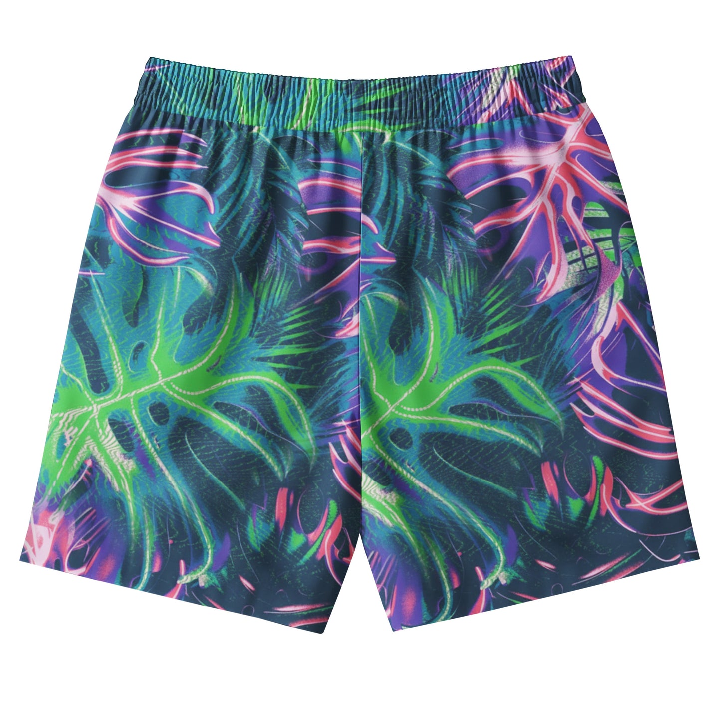 Neon Tropical Monstera Shirts & Shorts Set