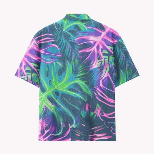 Neon Tropical Monstera Shirts & Shorts Set
