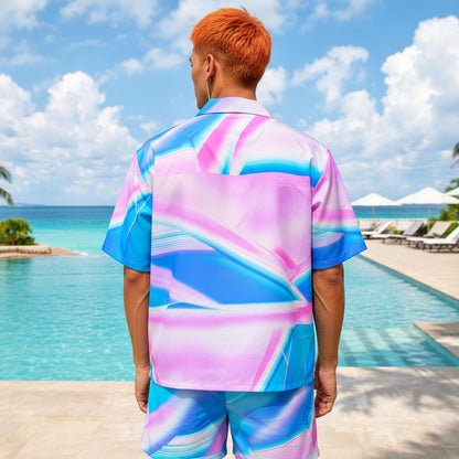 Neon Vaporwave Summer Shirt & Shorts Set