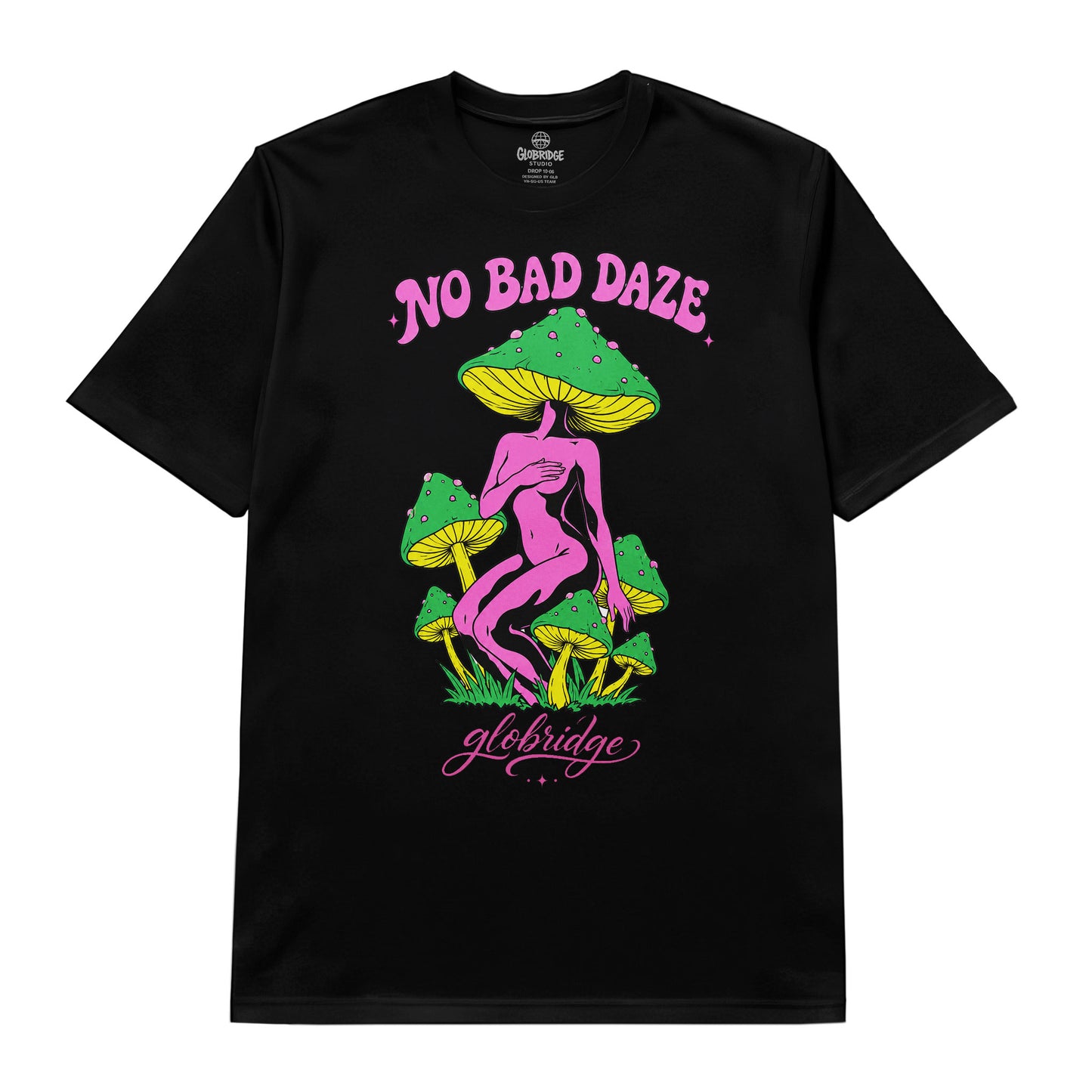 No Bad Daze Mushroom Graphic T-Shirt