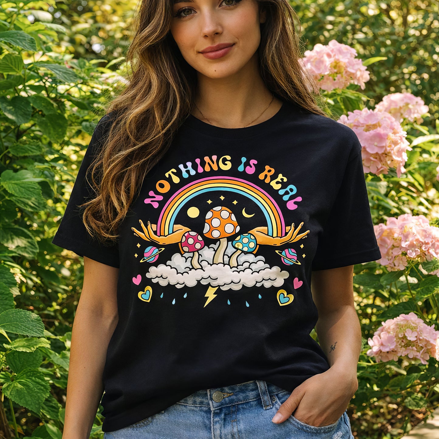 Nothing Is Real Psychedelic T-Shirt