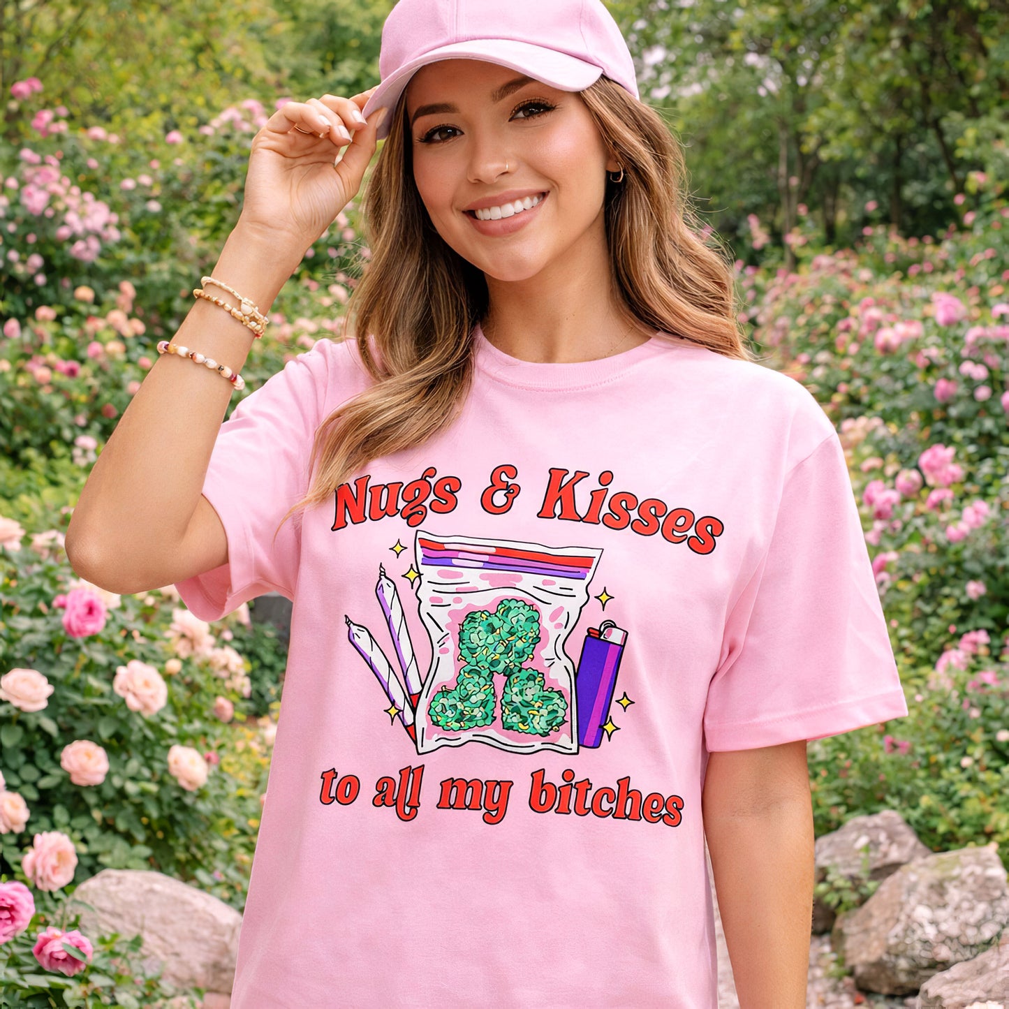 Nugs & Kisses Weed Tee