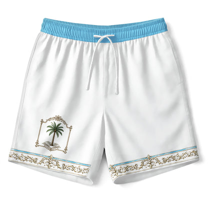 Ocean Blue Clearwater Hawaiian Shirt & Shorts Set