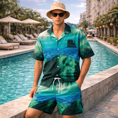 Ocean Horizon Summer Shirts & Shorts Set