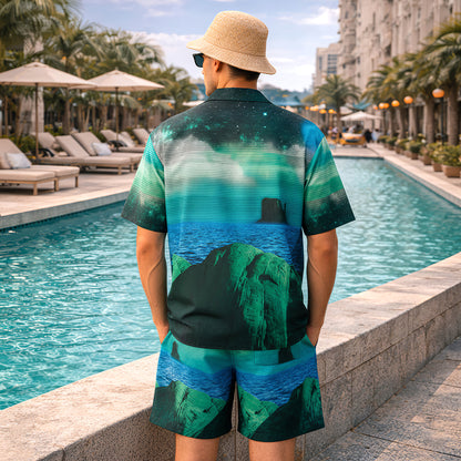 Ocean Horizon Summer Shirts & Shorts Set