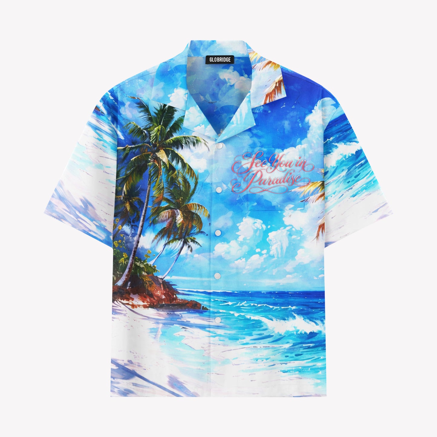 Ocean Paradise Hawaiian Shirt & Shorts Set