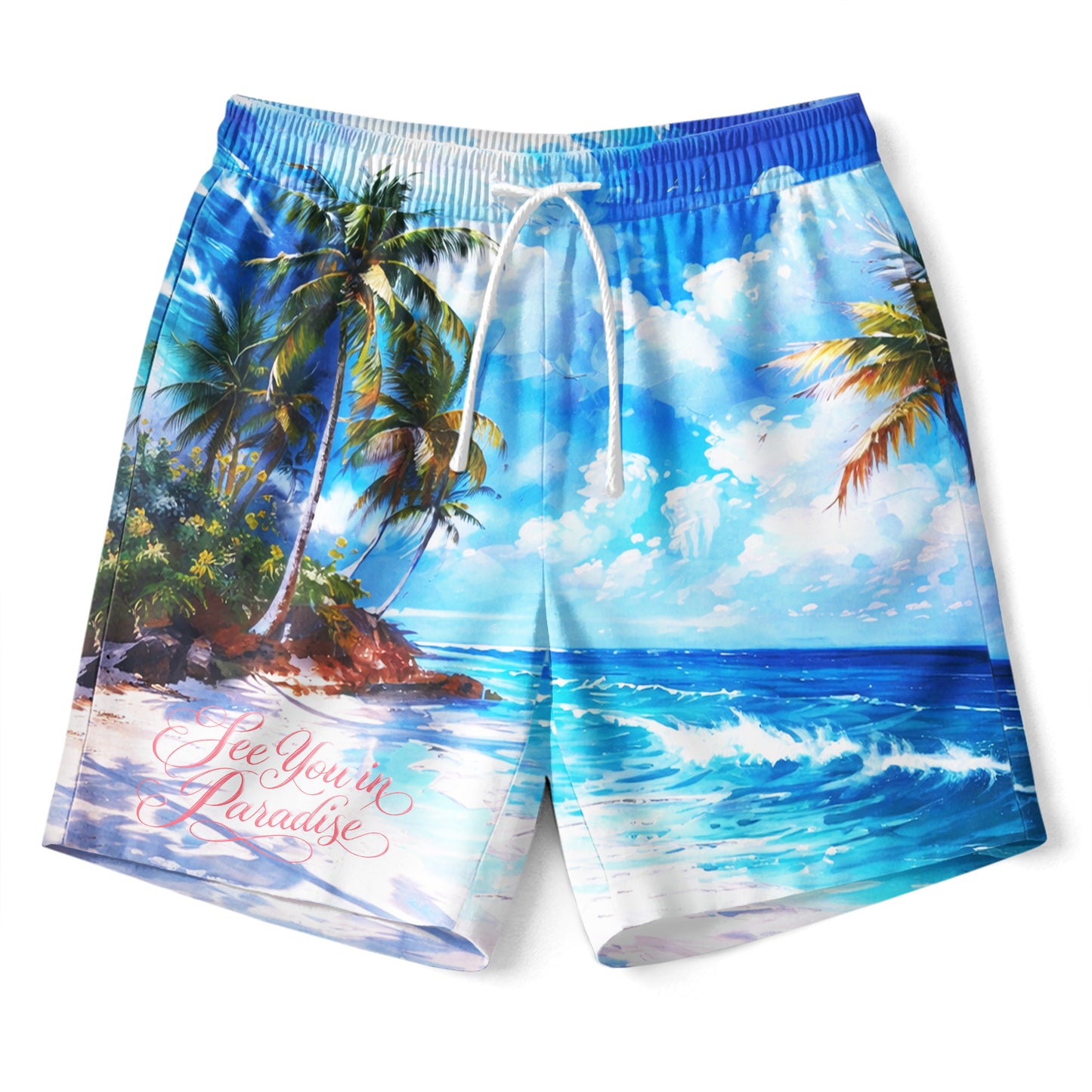 Ocean Paradise Hawaiian Shirt & Shorts Set