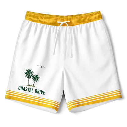 Outer Banks Coastal Drive Hawaiian Shirt & Shorts Set