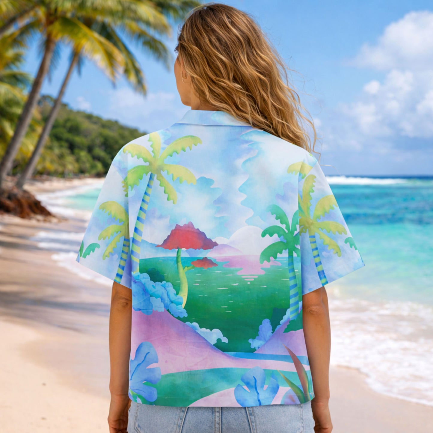 Pastel Coast Hawaiian Shirt
