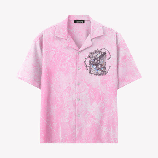 Pink Cherub Angel Renaissance Hawaiian Shirt