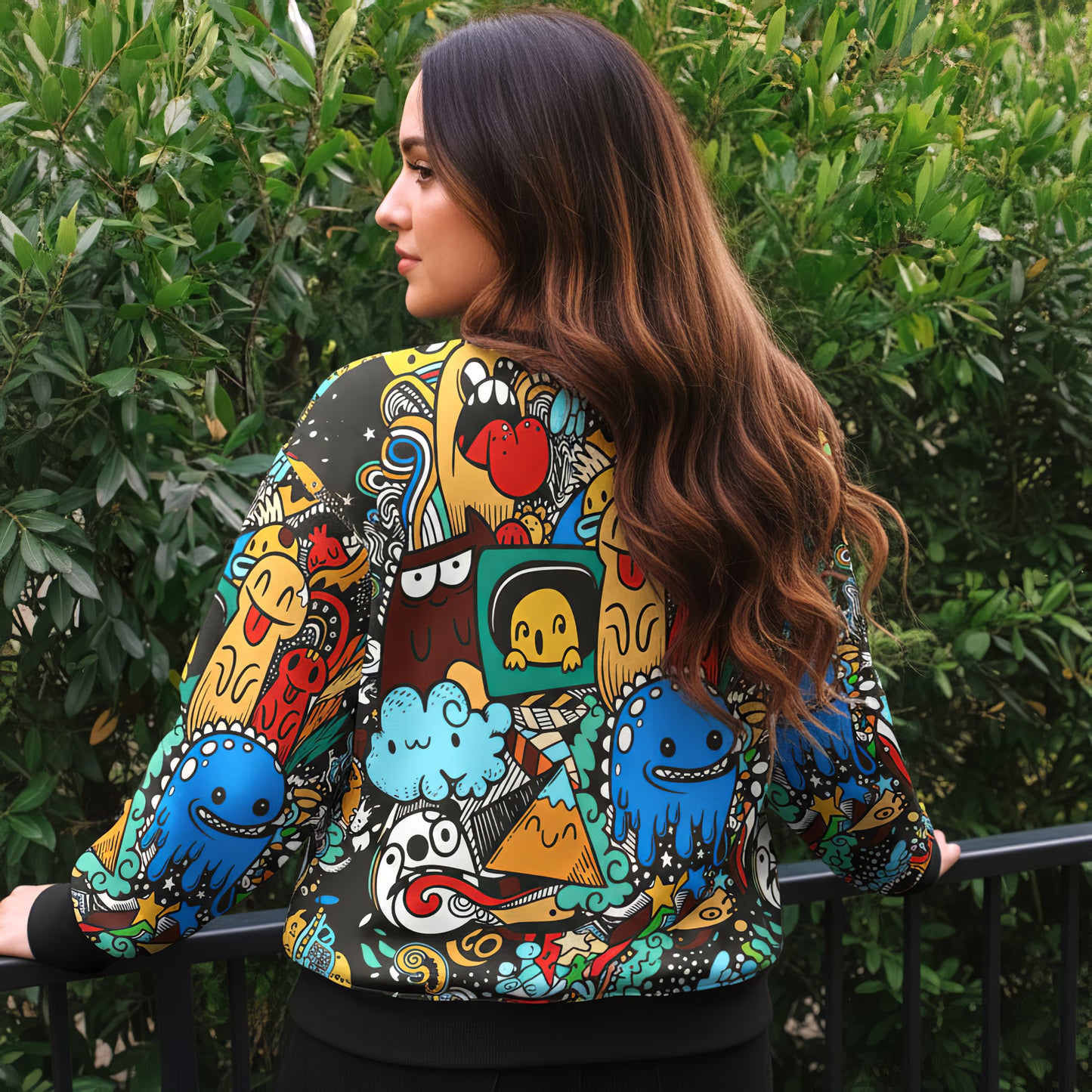 Playful Doodle Characters Streetwear Sweatshirt