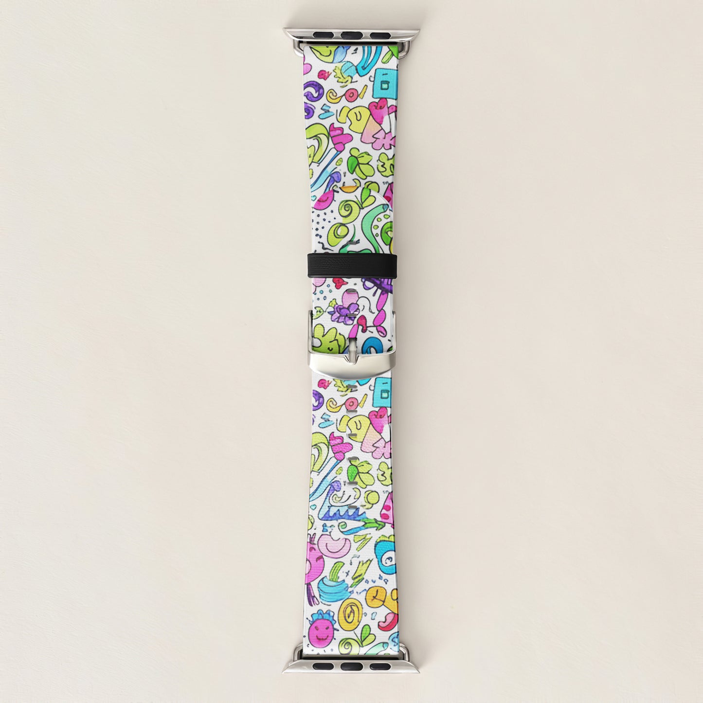 Playful Doodle Watch Band